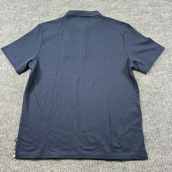 Tommy Bahama Island Zone Mens Polo Shirt Size Large Blue Stretch Short Sleeve - Picture 2 of 9